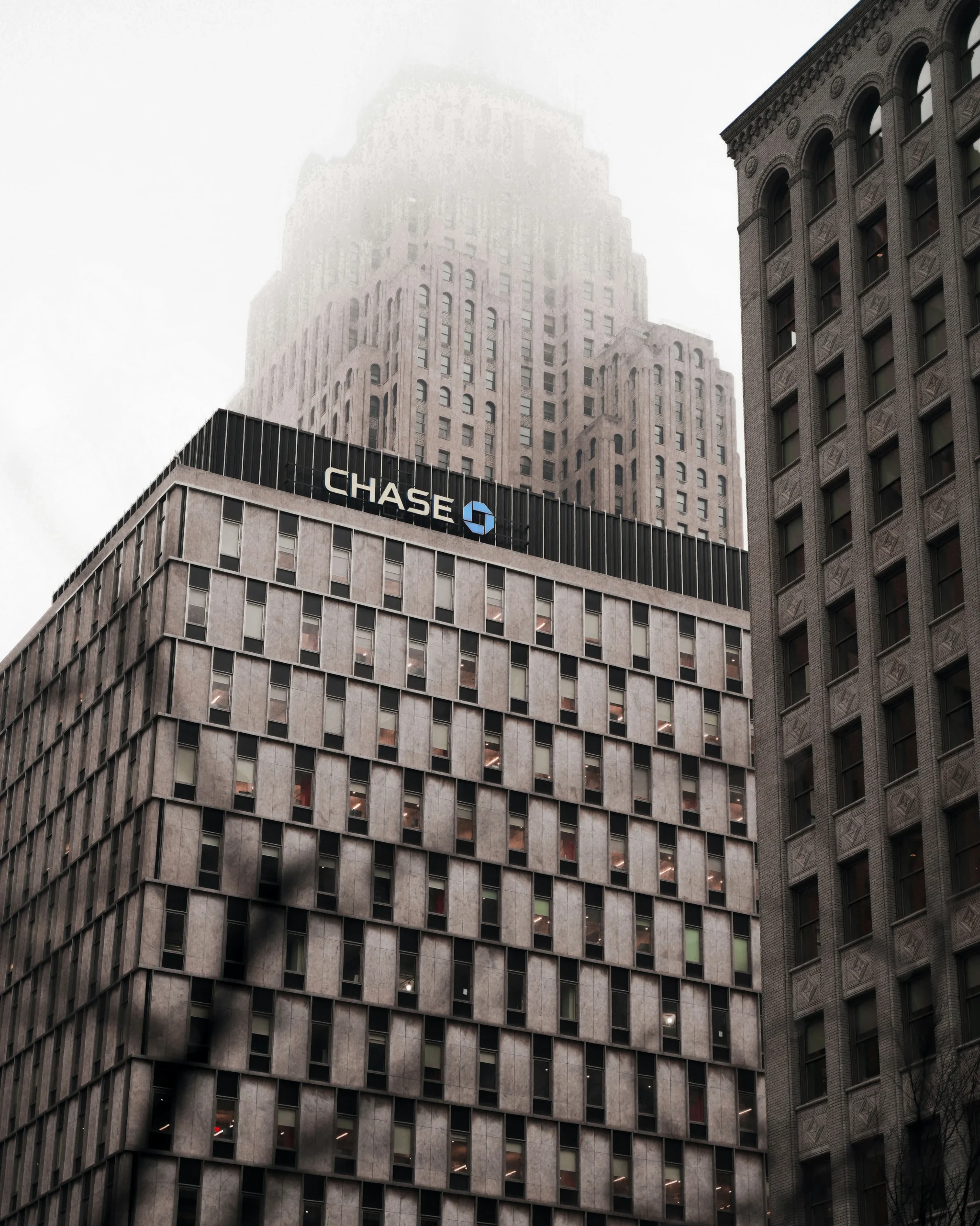 Chase Bank building with logo, home to Chase Sapphire Reserve credit card benefits
