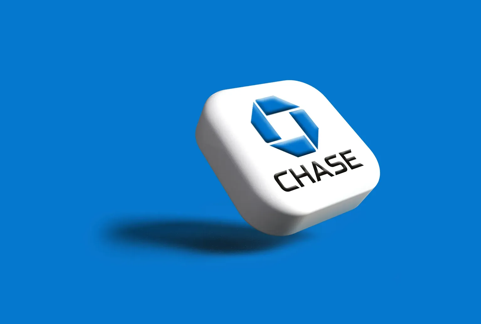 Chase logo on a blue background - Leading financial brand