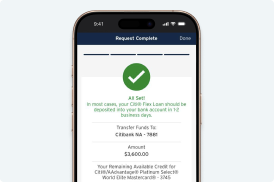 Citi Flex Loan step three