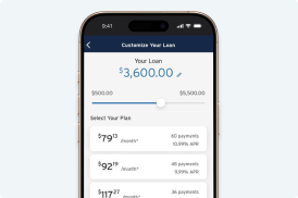 Citi Flex Loan step one